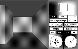 3-D Irrgarten atari screenshot